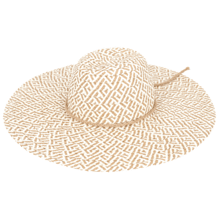 Sun N Sand Headwear Paper Straw Blend Wide Brim Hat Sun Garden Beach UPF 50+ Sun  main image 4