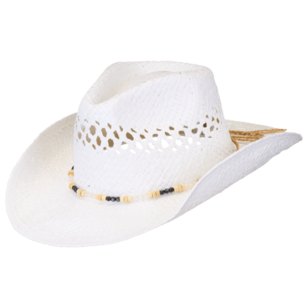 Kanut Sports Kuna Straw Western Hat - Light Natural - L/XL