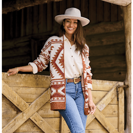 Natural Reflections Aztec Cardigan | Mack's Prairie Wings