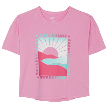 Columbia Maglietta Bambino PFG Graphic Tee – Leggera Con Logo Stampato, Tecnologia Omni-Wick E Omni-Shade, Colore S