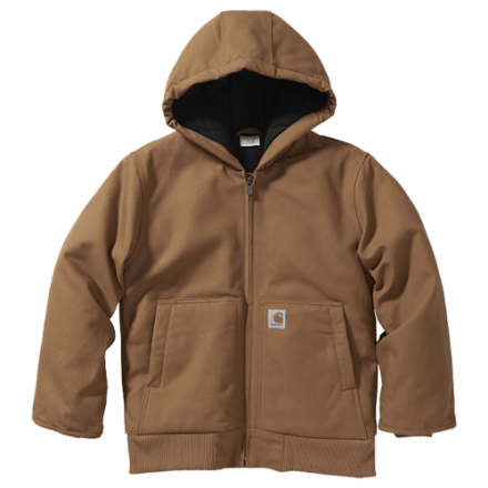 Carhartt Canvas Insulated Hooded Active Jacket for Toddlers | Bass