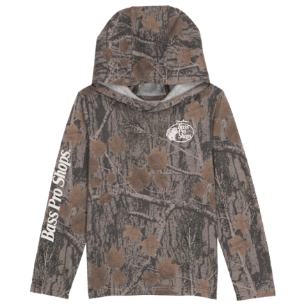 Bass Pro Shops Camo Long-Sleeve Hooded T-Shirt for Kids | Bass Pro