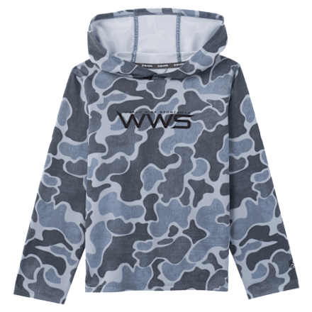 World Wide Sportsman Logo 3D Cool Surfcaster Hoodie for Kids