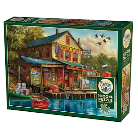 cobble hill fishing lures puzzle 1000 Piece - nostalgic feel NIB Cobble Hill Fishing Lures