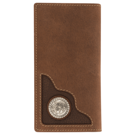 Redhead Deer Scene Embossed Elvis Leather Roper Wallet | Bass Pro