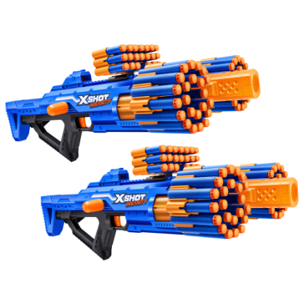 B.D SHOT(2本セット) Zuru X-Shot Insanity Double Berzerko Dart Blaster 2-Pack | Cabela's