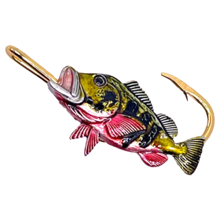 bass fish door hook P28632-AB Antique Brass Solid Brass 3 5/8" Small Mouth Coat  Westwoods Cabinet Hardware Who says you cant dress up your wardrobe with a fishhook Latch Hook Rug Kit Bass