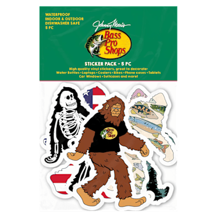 Bass Pro Shops Bigfoot Bass Pro T-Shirt Vinyl Sticker | Bass Pro Shops