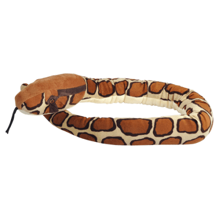 Wild Republic Burmese Python Plush Stuffed Snake Mack's Prairie