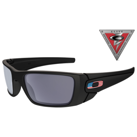 Oakley SI Fuel Cell OO9096 USA Flag Collection Iridium Sunglasses