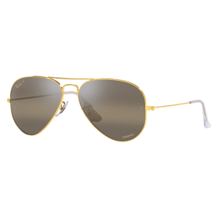 Ray-Ban Aviator Metal II RB3689 Bi-Gradient Glass Sunglasses