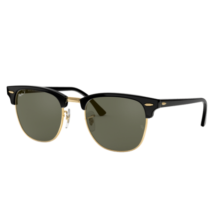 NWT Ray-Ban RB3016 Clubmaster Classic  WO366 CLUBMASTER CLASSIC Sunglasses in Tortoise On Gold and G-15  main image 3