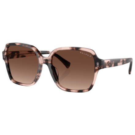 NEW RALPH LAUREN women\'s ra5304u 6058/t5 sunglasses in tortoise Ralph Lauren Sunglasses RA5304U 6058/T5 Shiny Pink Havana w  main image 4