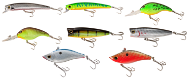 UperUper Fishing Lures Kit Set, Baits Tackle Including Crankbaits, Topwater  Lures, Spinnerbaits, Worms, Jigs, Hooks, Tackle Box and More Fishing Gear