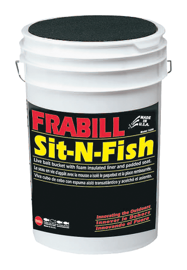 Frabill Sit-N-Fish Insulated 6 Gallon Bait Bucket