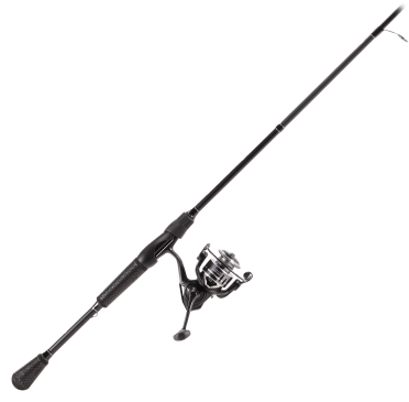 Lew's Wally Marshall Speed Shooter Spinning Reel and Fishing Rod Combo,  6-Foot Rod, Size 100 Reel, Green/Blue 