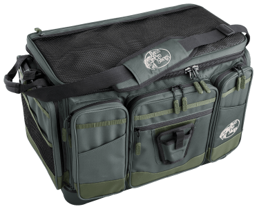 Soft-Sided 350 Fishing Tackle Bag with 3 Tackle Boxes, Black