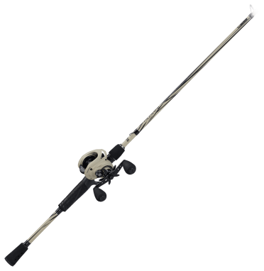LUREMASTER 4 Pieces Baitcasting Fishing Rod and Reel Combos Full
