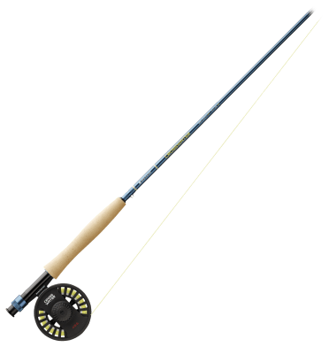 Cabelas Genesis Fishing rod 9ft two piece with Genesis reel + hard case 