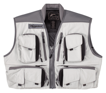 White River Fly Shop Aventur1 Fly Fishing Vest for Kids - Brown - L