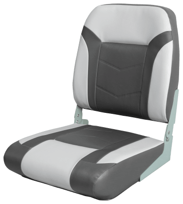 Leader Accessories A Pair of Elite Low Back Folding Fishing Boat Seat - 2 SEATS