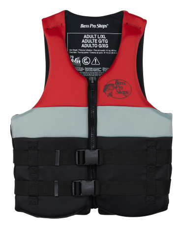 Bass Pro Shops Platinum Series Fishing Life Jacket - Red - XL