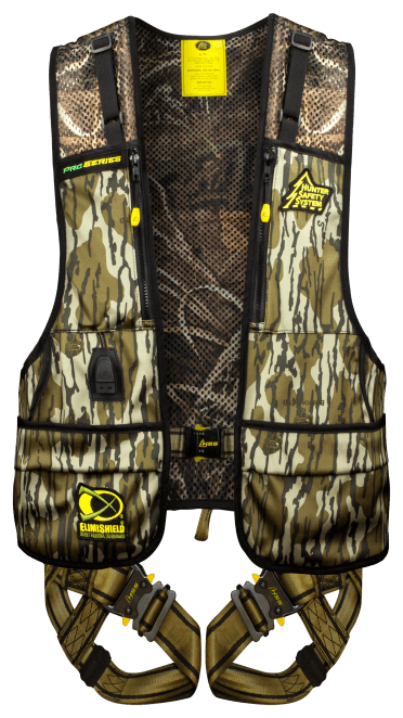 Gorilla Tree Stand Fall Defense Safety Harness w/Vest Timber Camo