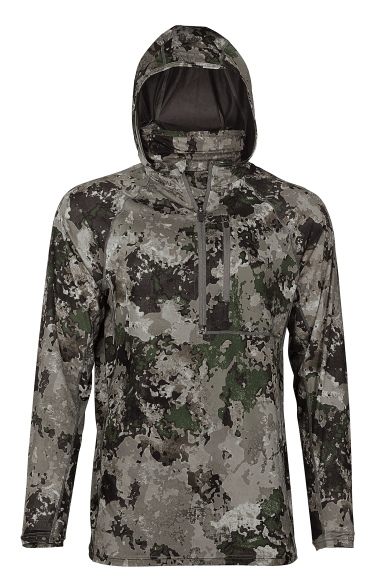 Cabela's Hooded Performance Half-Zip Long-Sleeve Shirt with 4MOST INHIBIT  for Men