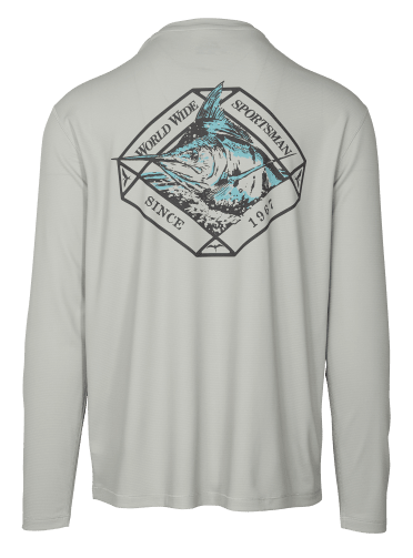 World Wide Sportsman Seacrest Long-Sleeve Shirt for Men - Aqua Haze - L