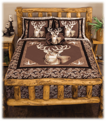 White River Home King of Bucks Bedding Collection Microfiber