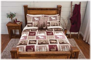 White River Home Great Wilderness Bedding Collection Complete