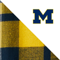 Univ of Michigan/Yellow Plaid