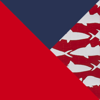 Red/Carbon/Fish Flag