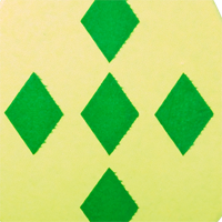 Chartreuse/Lime Diamonds