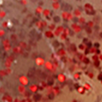 Clear Red Glitter