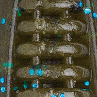 Green Pumpkin/Blue Flake