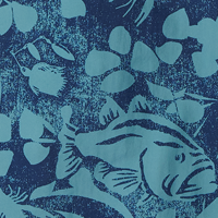 Tranquil Teal Basstyle Print