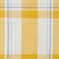 Golden Blue Plaid