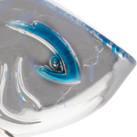 Chrome Blue/Splatter Back