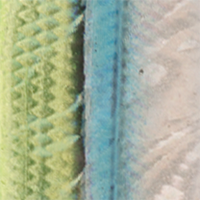 Chartreuse/Silver/Blue
