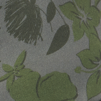 Floral Dark Green