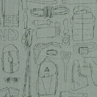 Green Camp Kit Print