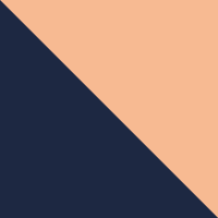 Collegiate Navy/Apricot Fizz