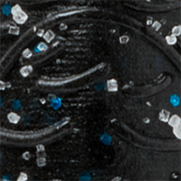 Black/Blue Flake