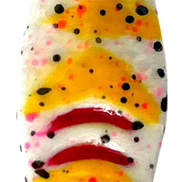 Glow White/Chartreuse Koi