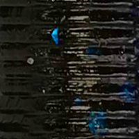 Black/Blue Flake