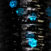 Black/Blue Flake