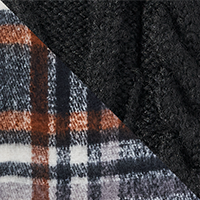 Black/Tan Plaid