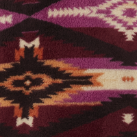 Plum Aztec Print