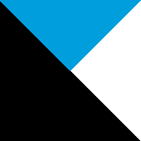 Black/Light Blue/White